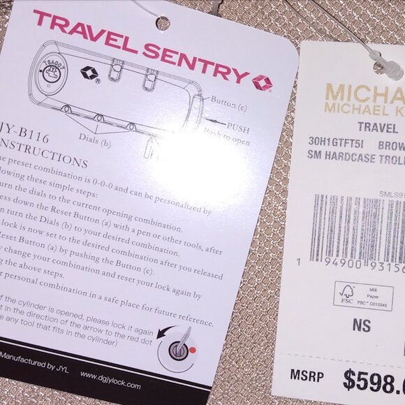 Michael Kors Sinclair Travel Suitcase - Picture 2 of 5